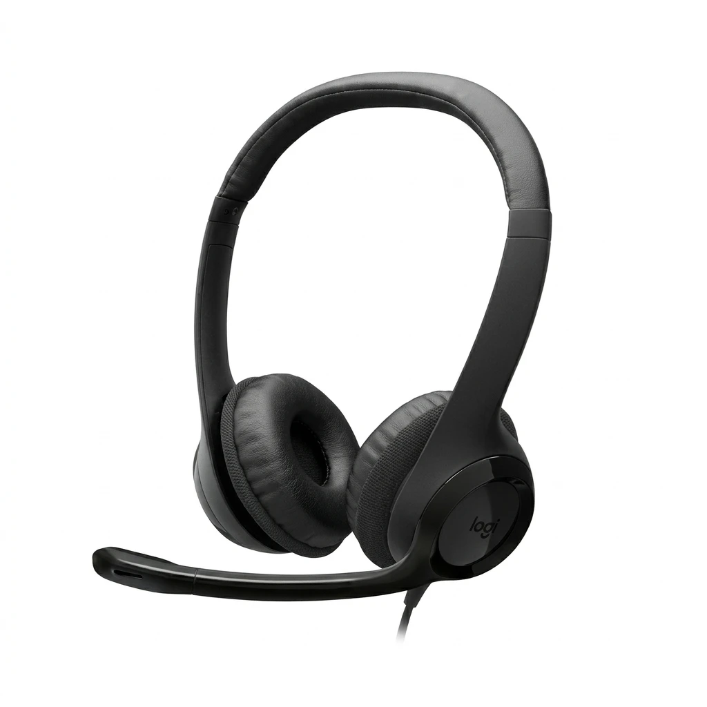 Logitech H390 Kabelgebundenes mit Mikrofon und Geräuschfilter, schwarz Stereo-Headset