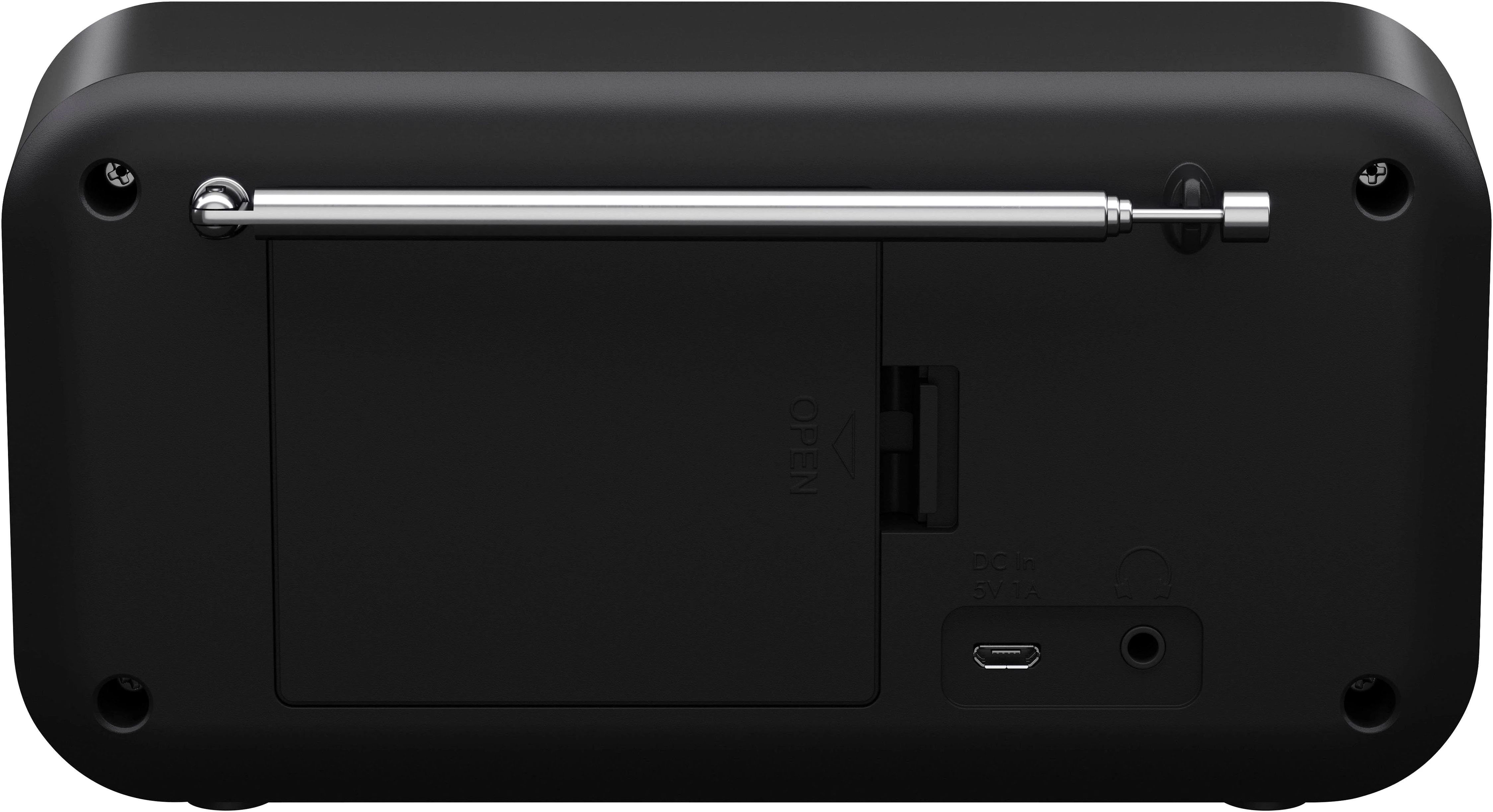 SHARP DR-P420 tragbares DAB+/UKW-Radio mit Bluetooth 5.0, Schwarz