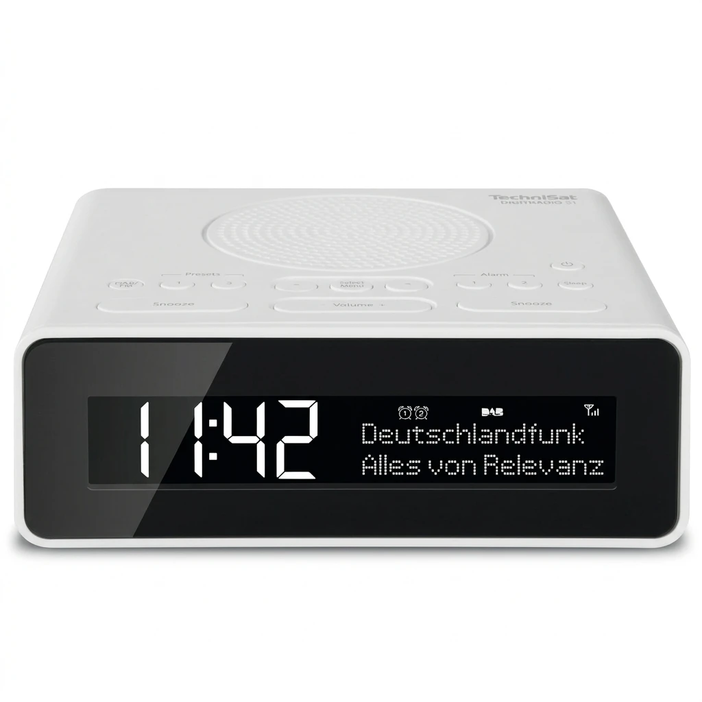 TechniSat DIGITRADIO 51 Digitalradio  (Digitalradio (DAB), FM-Tuner mit RDS, 1.5 W