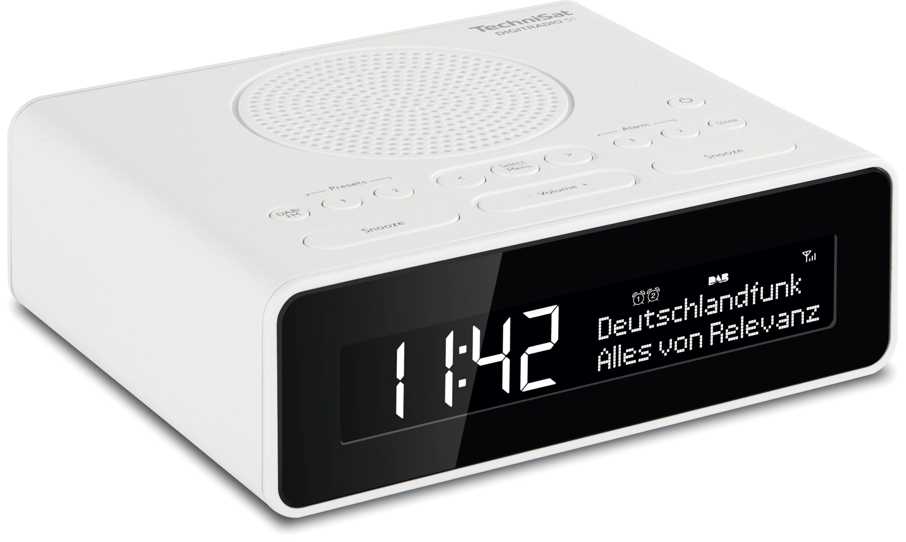 TechniSat DIGITRADIO 51 Digitalradio  (Digitalradio (DAB), FM-Tuner mit RDS, 1.5 W