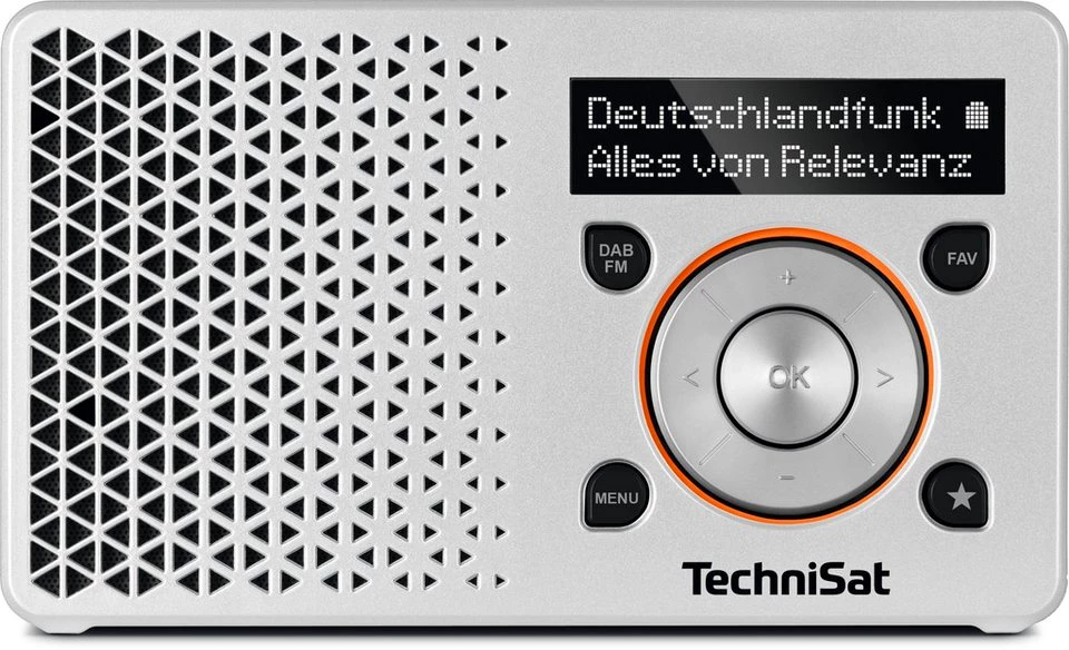 TechniSat DIGITRADIO 1 Digitalradio  (Digitalradio (DAB), FM-Tuner mit RDS, 1 W