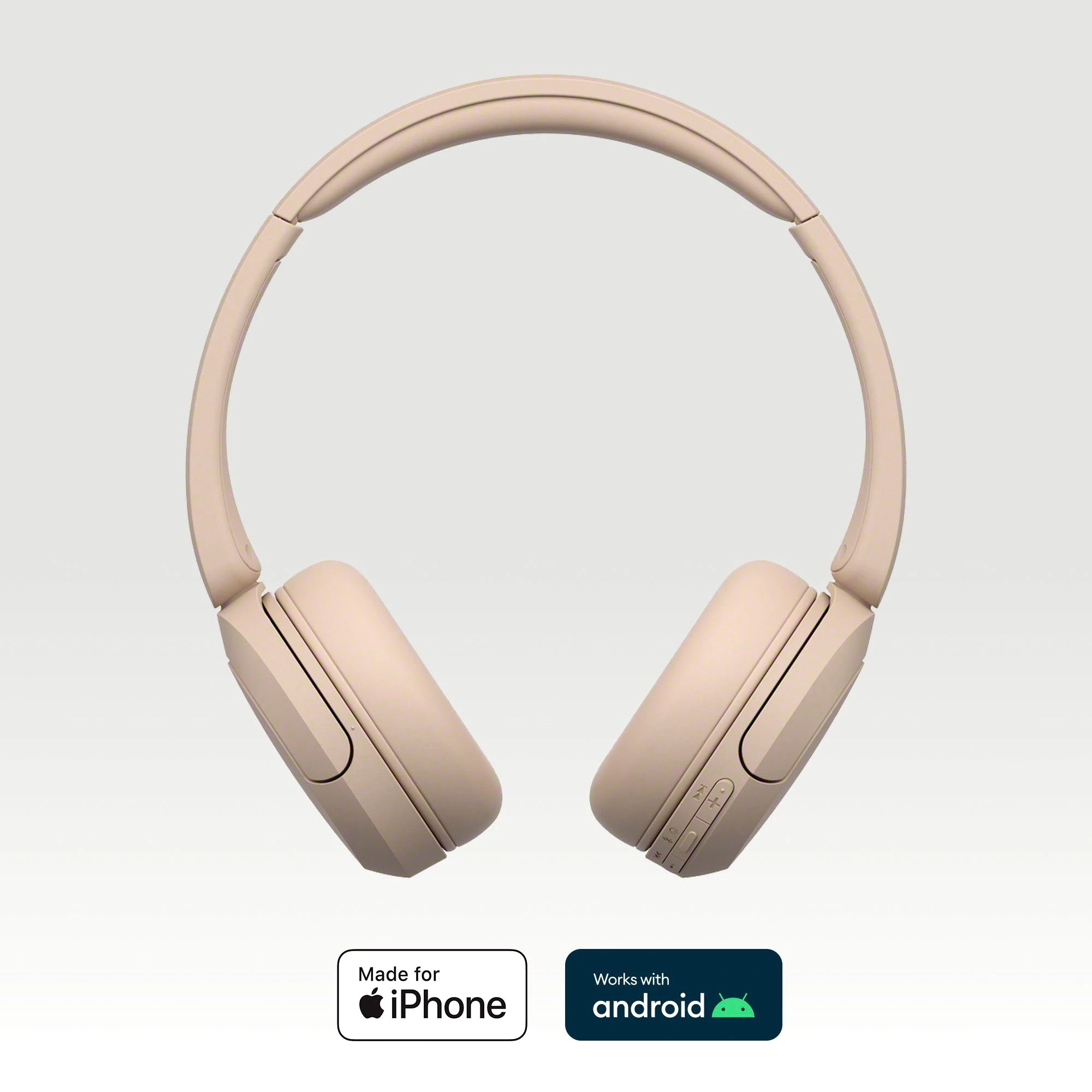 SONY WH-CH520 Bluetooth-On-Ear-Kopfhörer, Beige