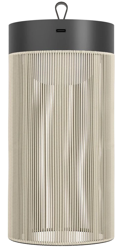 EGLO GARVARDO LED-Akku-Tischleuchte, Schwarz-Taupe, 20 cm, dimmbar