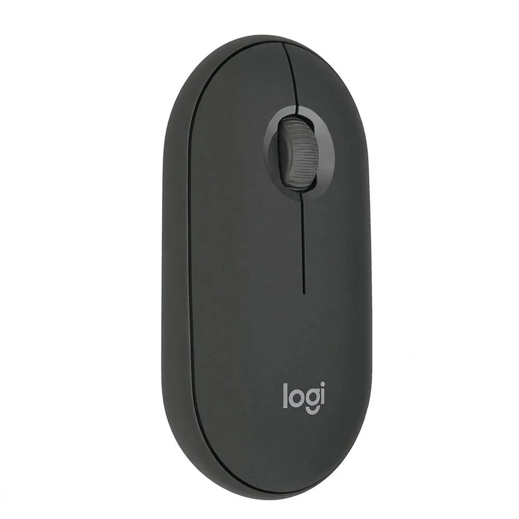 Logitech Pebble Mouse 2 M350s - TONAL GRAPHITE Maus (Bluetooth, MIT RECYCELTEM KUNSTSTOFF)