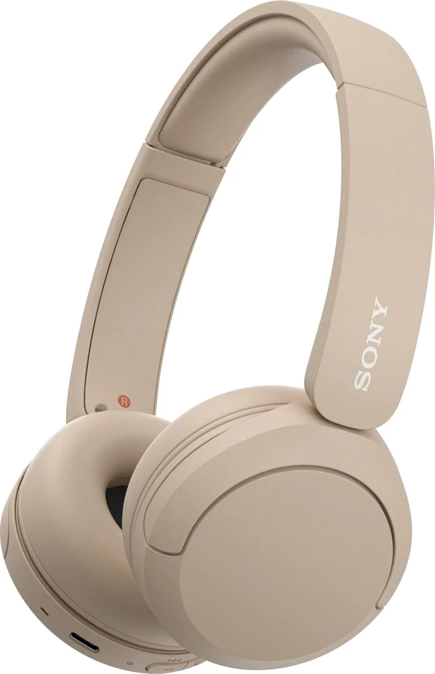 SONY WH-CH520 Bluetooth-On-Ear-Kopfhörer, Beige